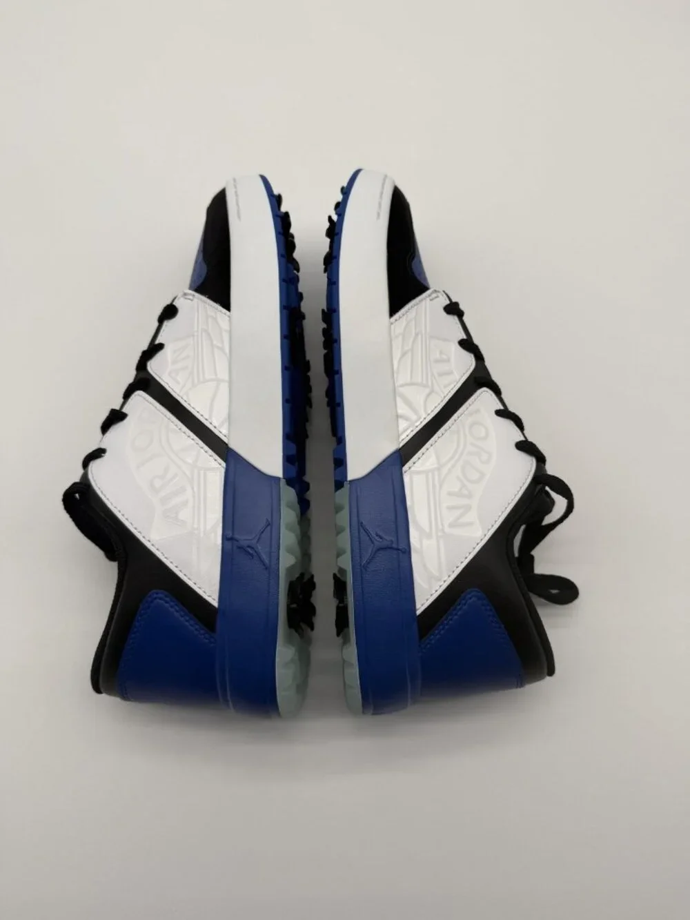 New Jordan Nu Retro Golf Shoes Men’s Size 9 White Black Royal Blue FZ4153 004